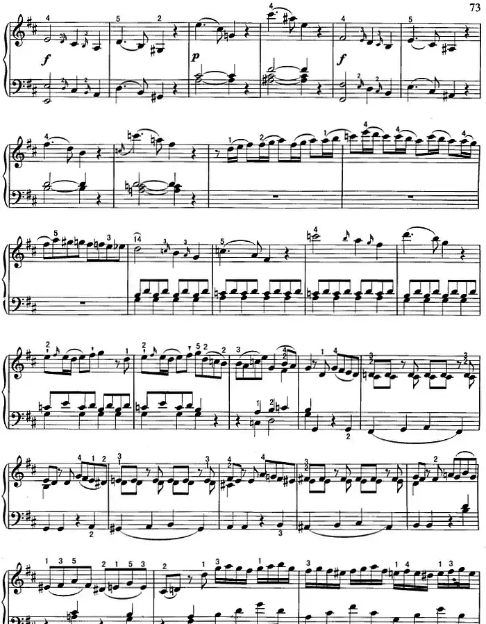 不可不弹的世界钢琴名曲:回旋曲(D大调)