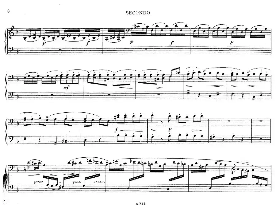 d小调托卡塔与赋格(BWV 565·雷格改编钢琴四手联弹版)