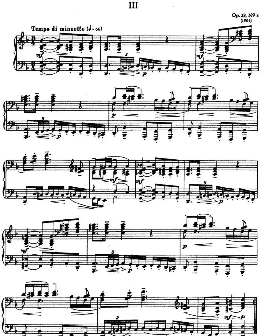 10 Preludes Op.23(拉赫玛尼诺夫10首前奏曲·Ⅲ)