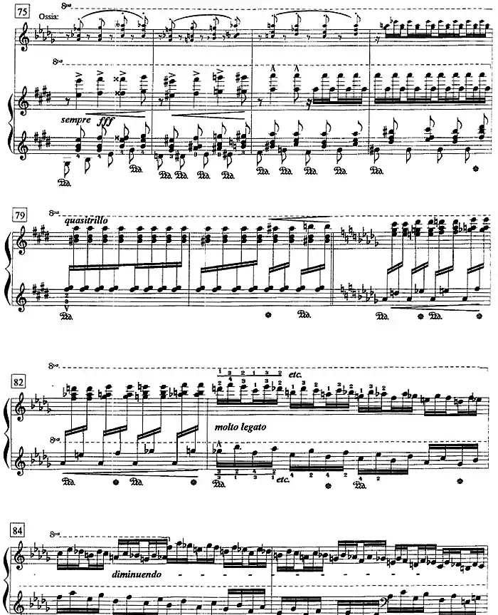 钢琴教程第八级 练习曲(森林的呼啸)