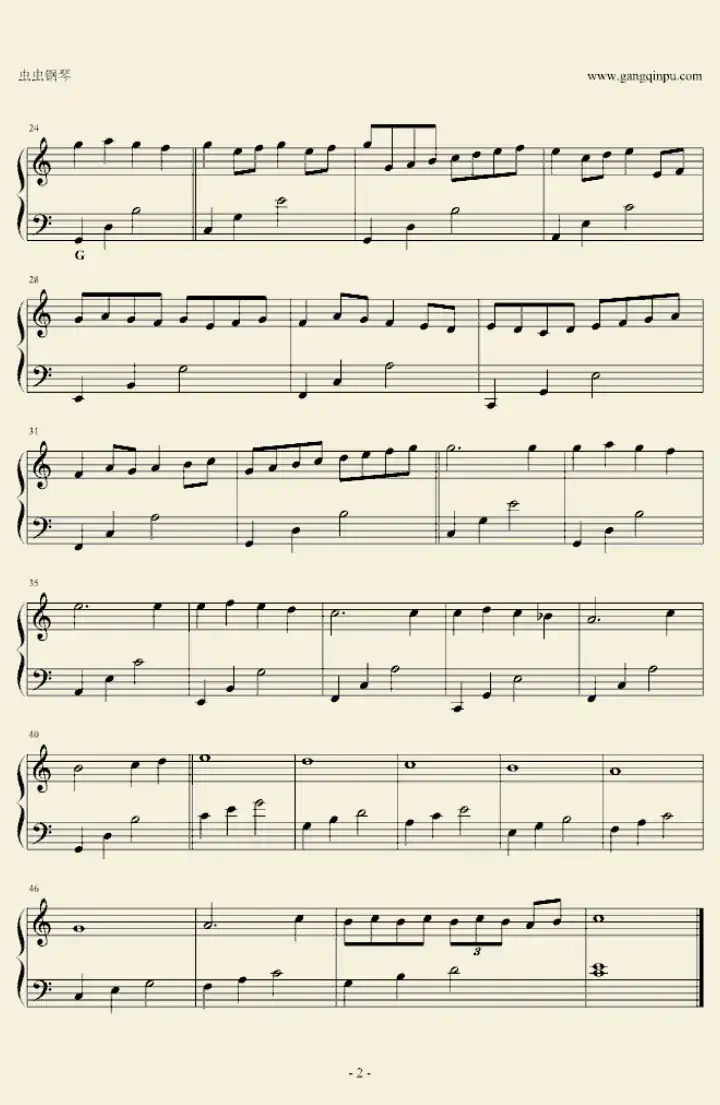 卡农(初学版)(王晨溢编曲版)