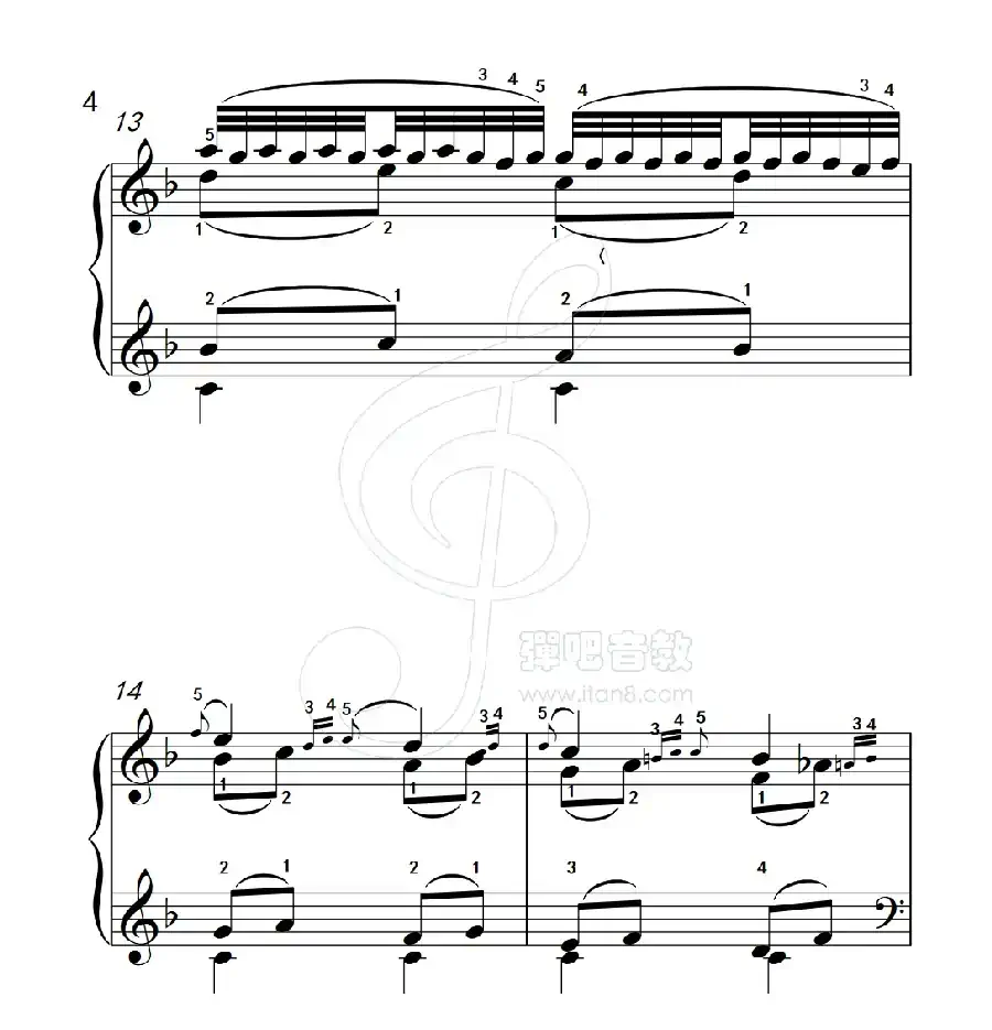 练习曲 14(克拉莫钢琴练习曲60首)