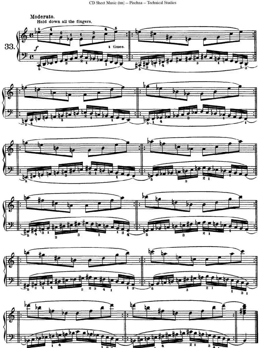 Technical Studies 60 Progressive Exercises (60首钢琴循序渐进练习曲 P41——50)