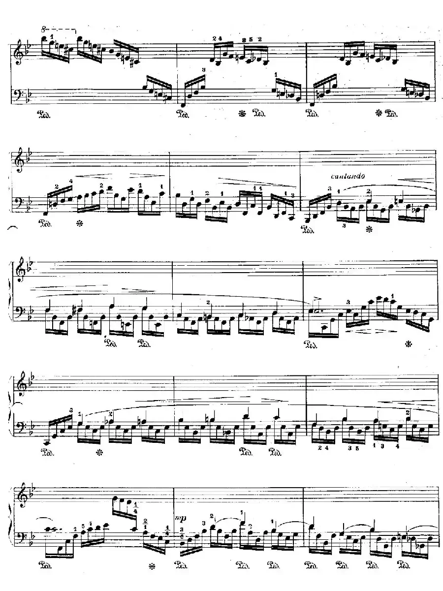 12 Etudes For The Left Hand Op.92 No.8(12首为左手而作的钢琴练习曲)