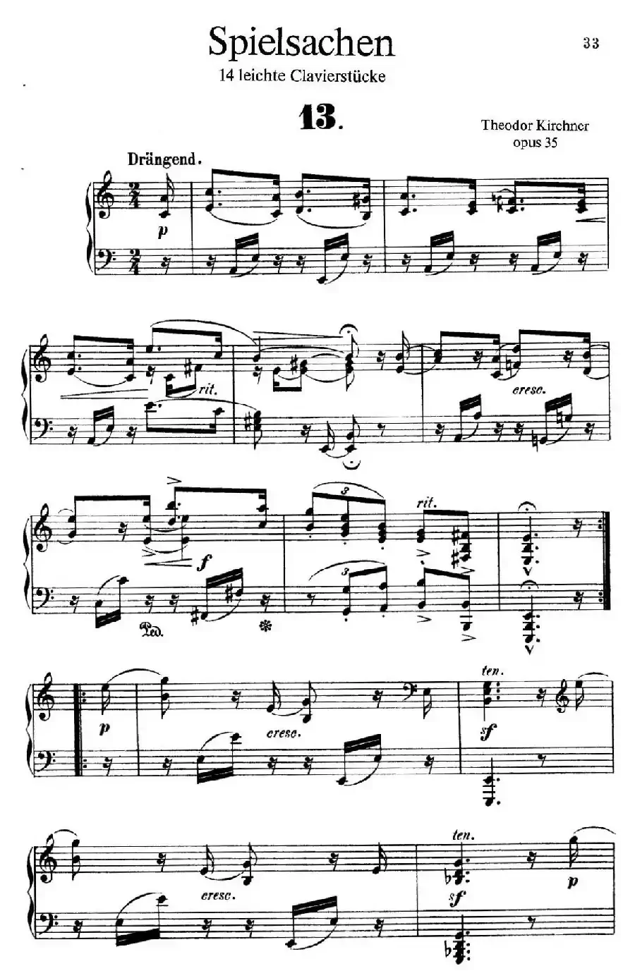 Spielsachen Op.35(玩具·13)