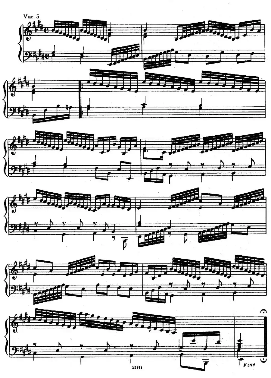 Suite No.5 in E Major HWV 430(E大调第五组曲)