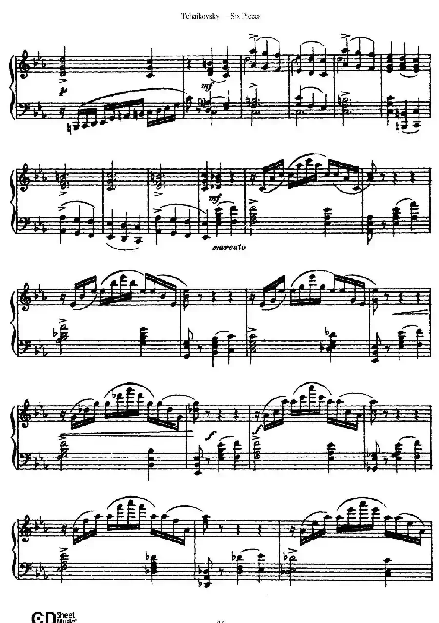 Six Pieces Op.51(6首小品·3)