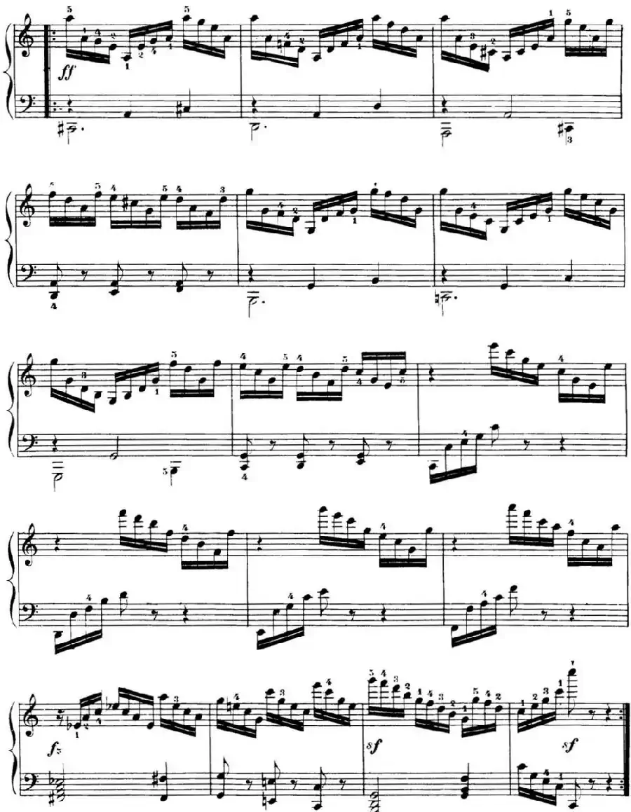 40首车尔尼Op.299钢琴快速练习曲(NO.30)
