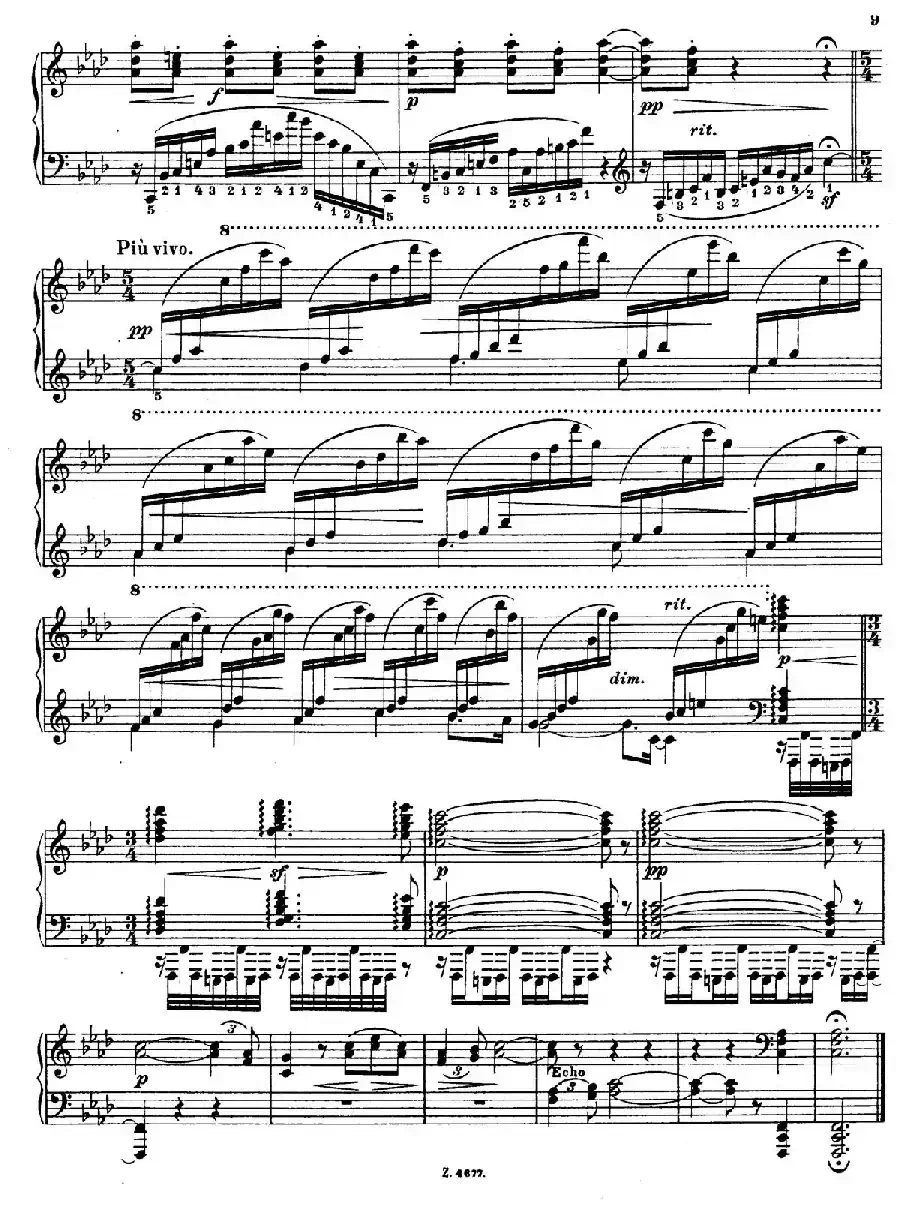 Charakterskizzen Op.40(个性素描 3. 无题 Nenien)
