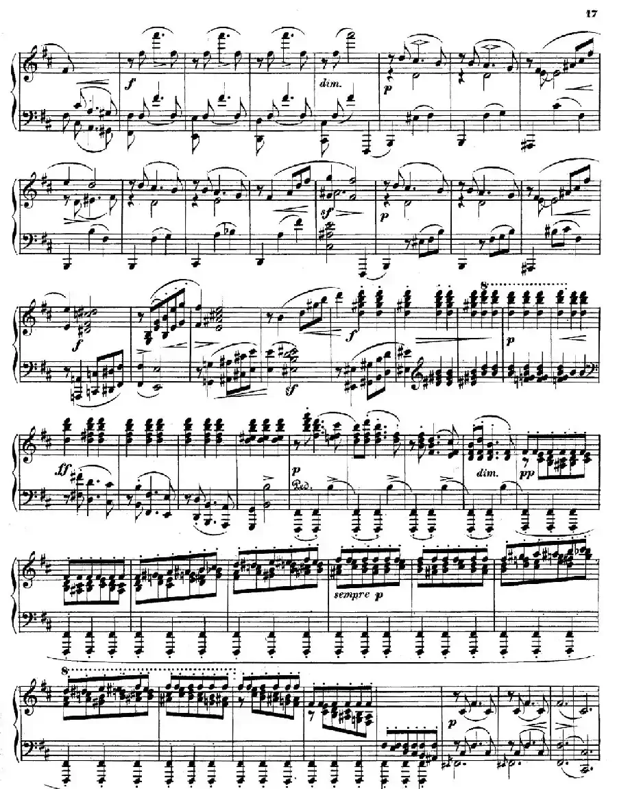 Piano Sonata in e Minor Op.28(e小调钢琴奏鸣曲)