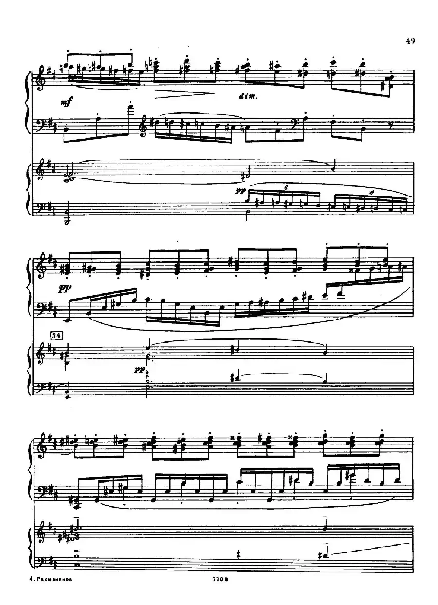 升f小调第一钢琴协奏曲 Op.1(双钢琴版)
