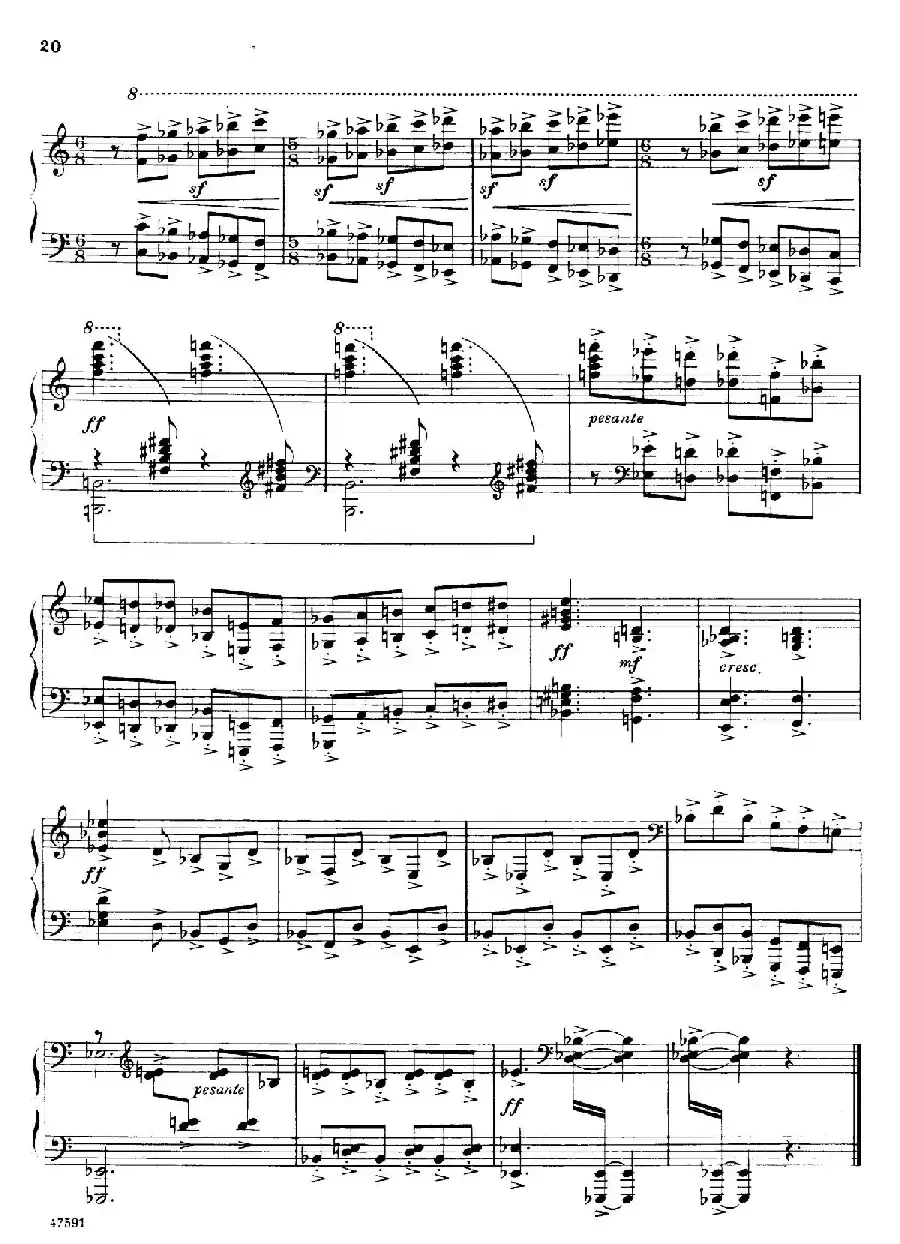 Piano Sonata in E-flat Major Op.95(降E大调钢琴奏鸣曲·Ⅰ)