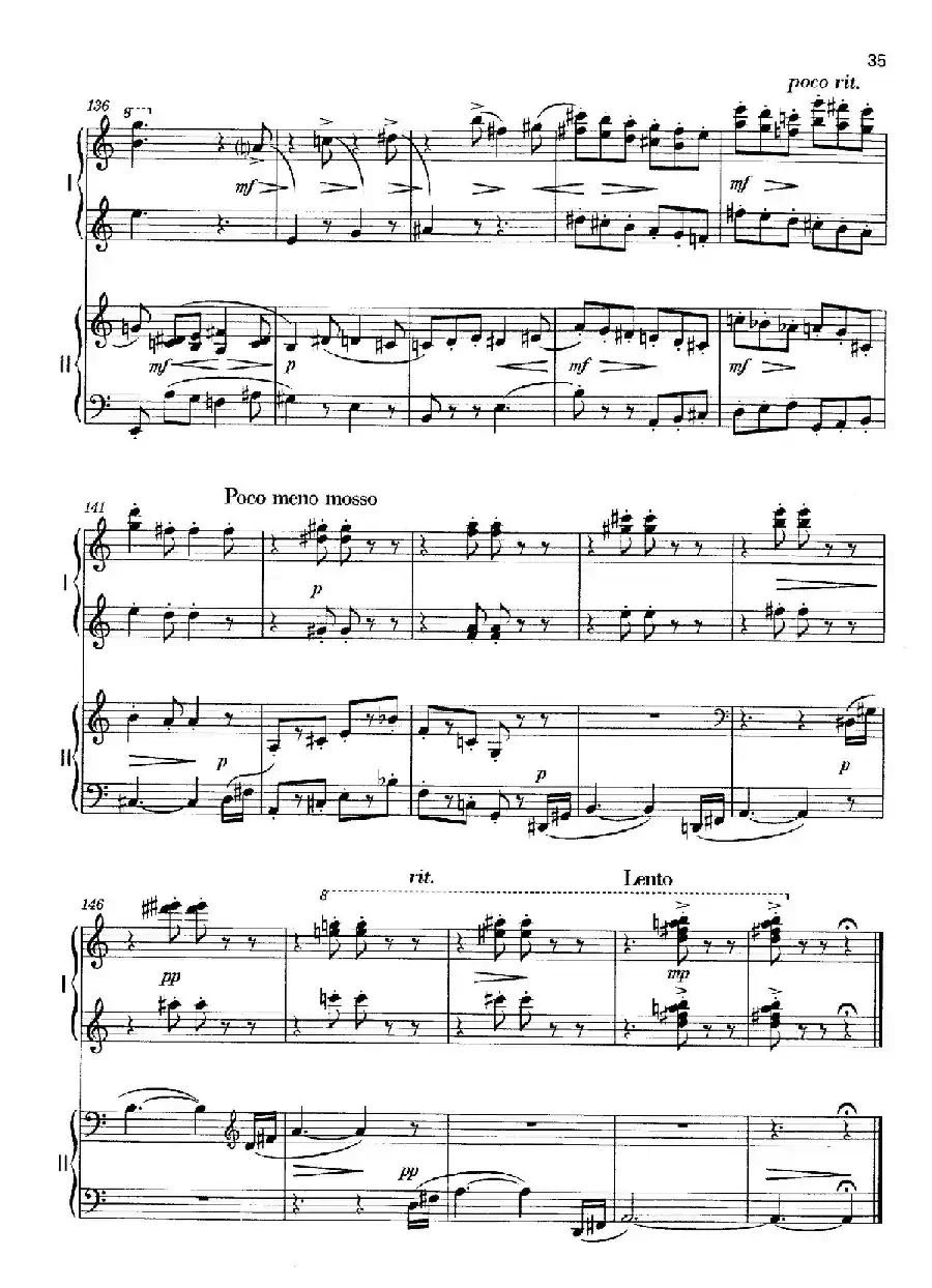 Vier Bagatellen Op.70(4首小品·Ⅳ·四手联弹)