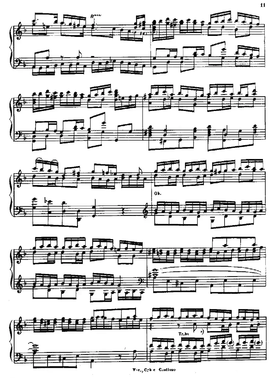 Brandenburg Concerto No.2 in F Major BWV.1047(F大调第二勃兰登堡协奏曲·钢琴独奏版)