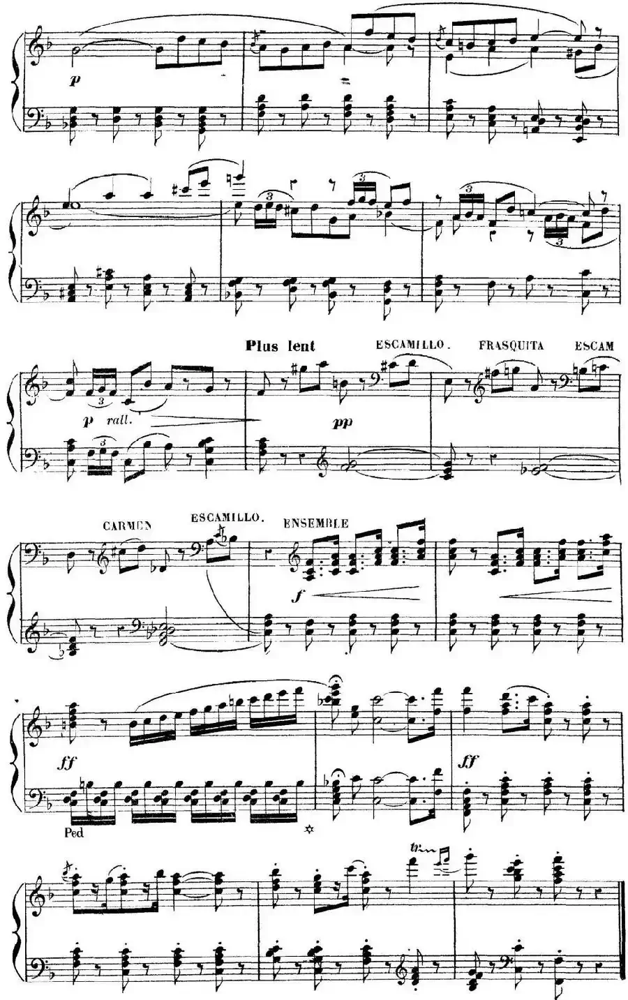Carmen for Solo Piano(卡门全剧钢琴独奏版)(No.14)