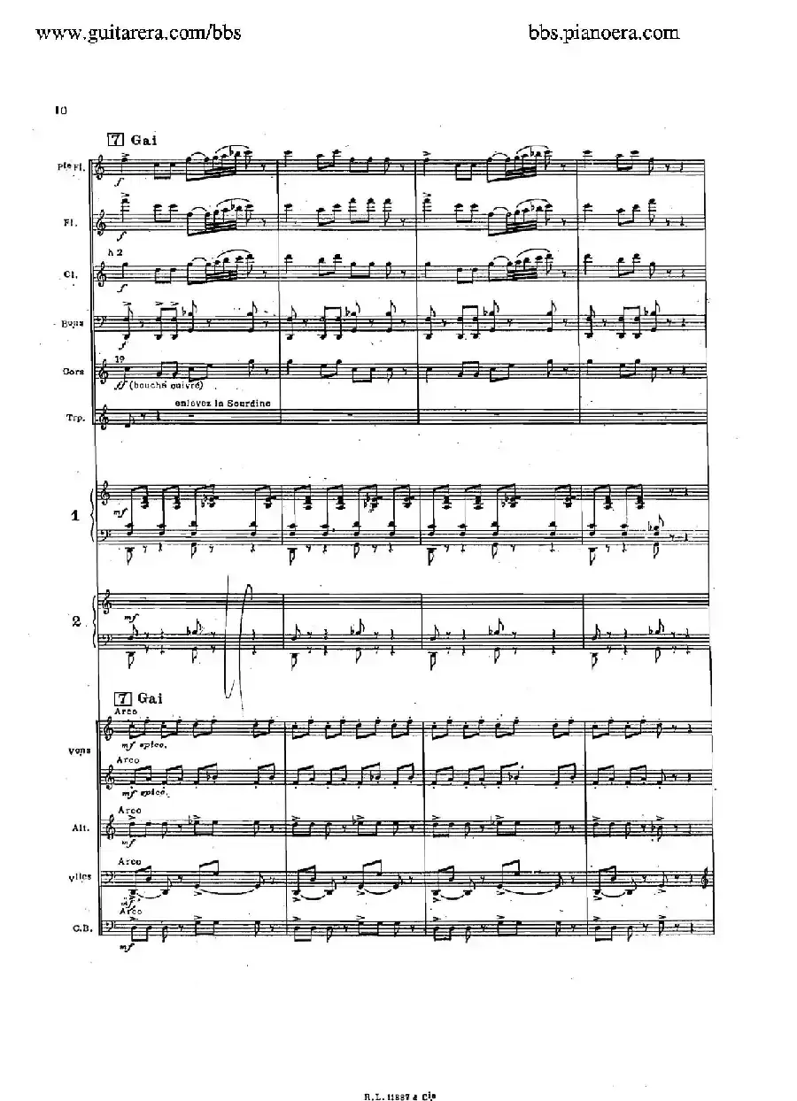 Concerto for 2 Pianos in d Minor(d小调双钢琴协奏曲·总谱)
