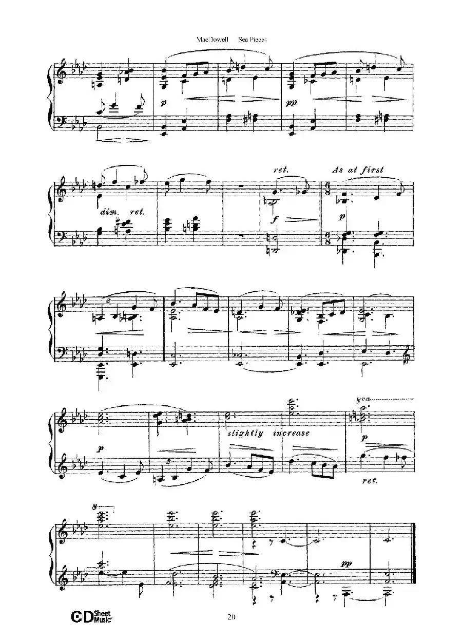 海景 Sea Pieces Op.55(No.7)