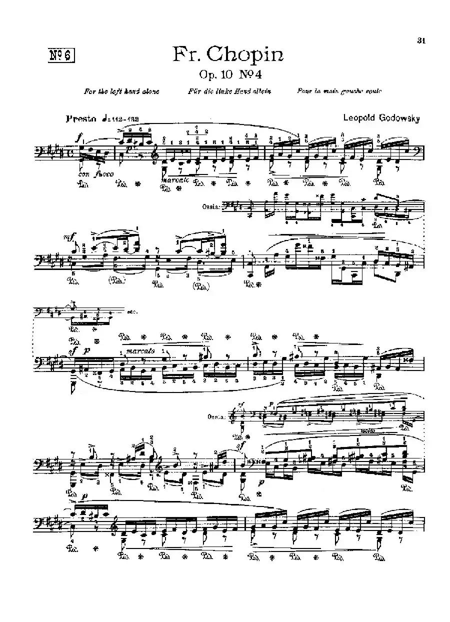 53首以肖邦练习曲为素材而作的练习曲(No.6)