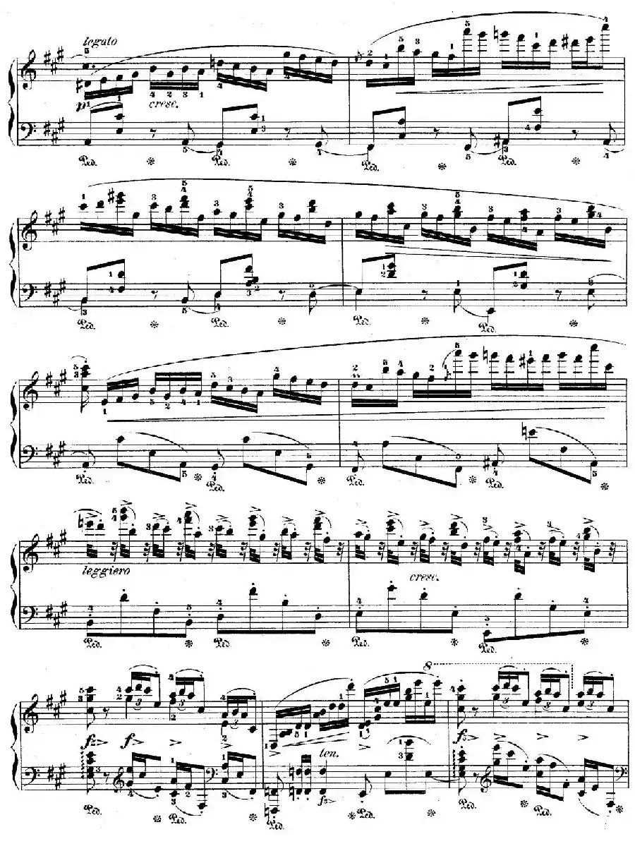 Allegro de Concerto Op.46(A大调音乐会快板)