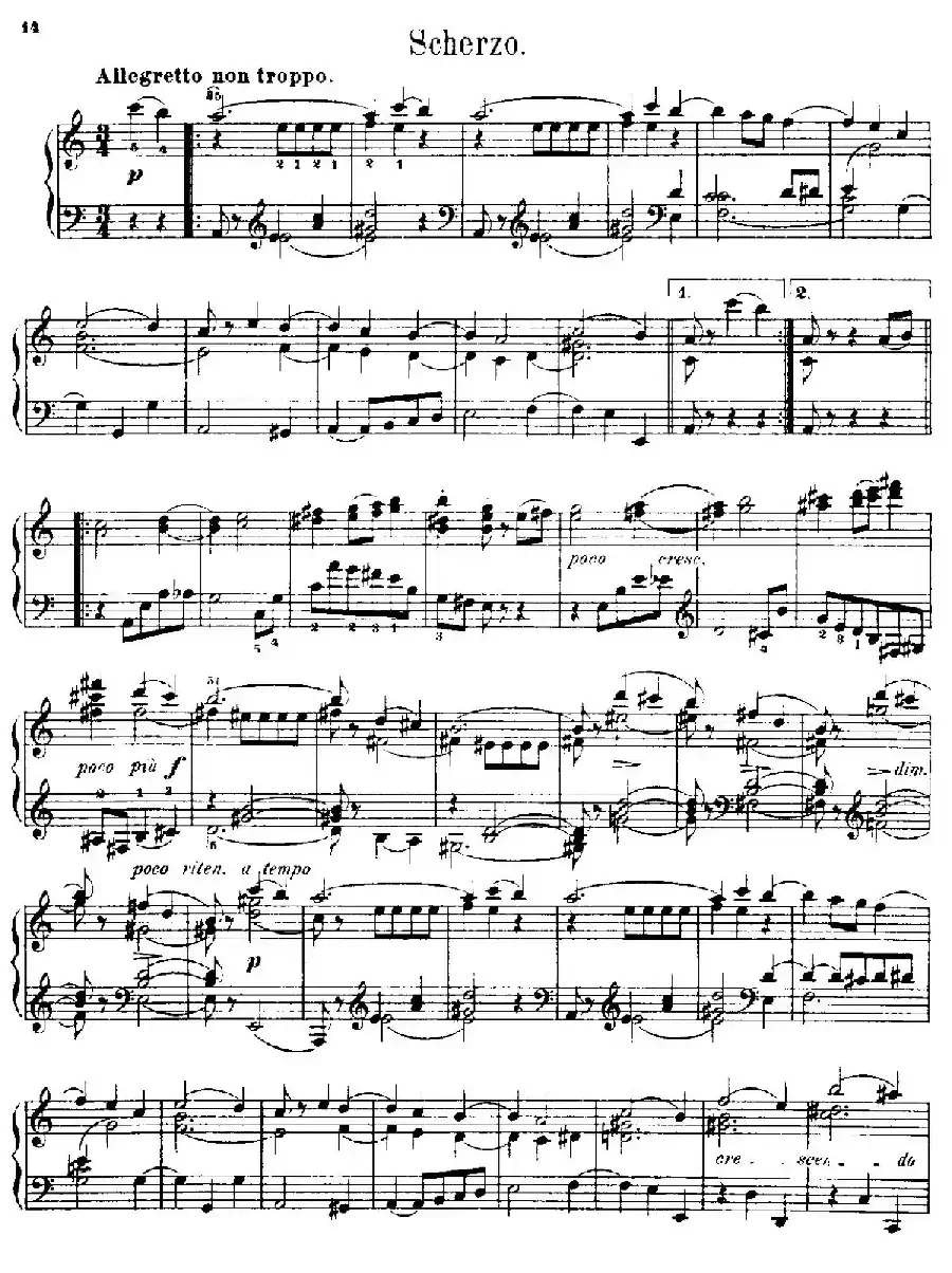 Petite Sonate Dans La Forme Classique Op.9(古典小奏鸣曲)