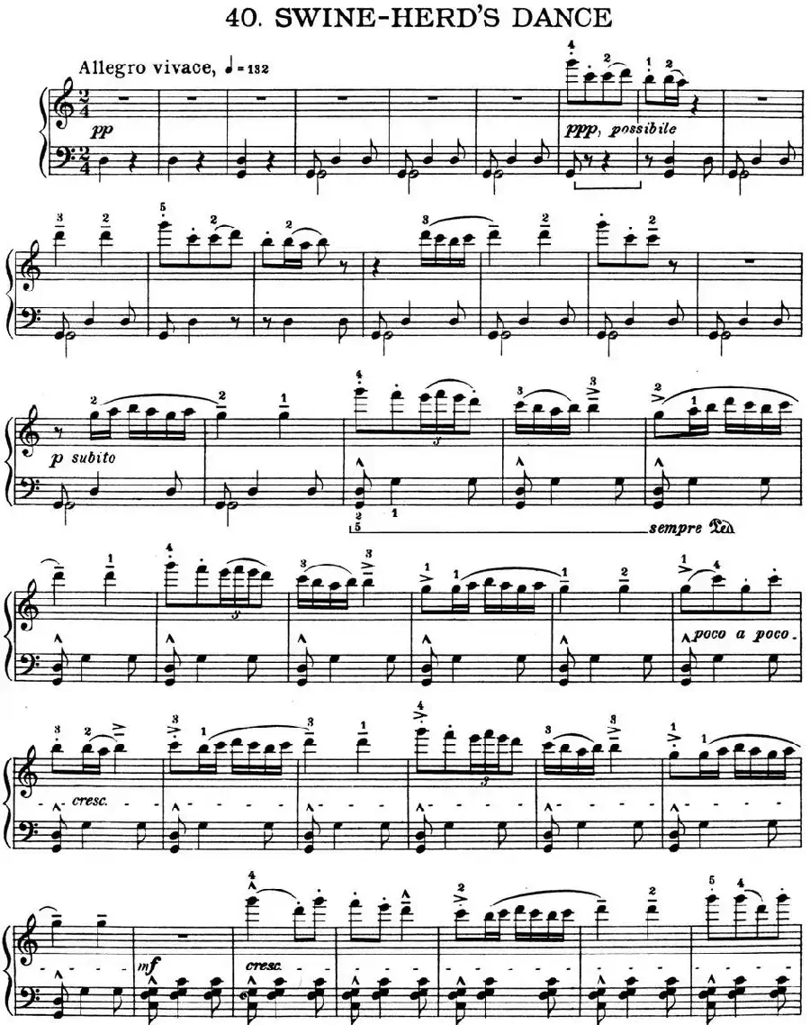 For Children Sz.42(献给孩子们·40)