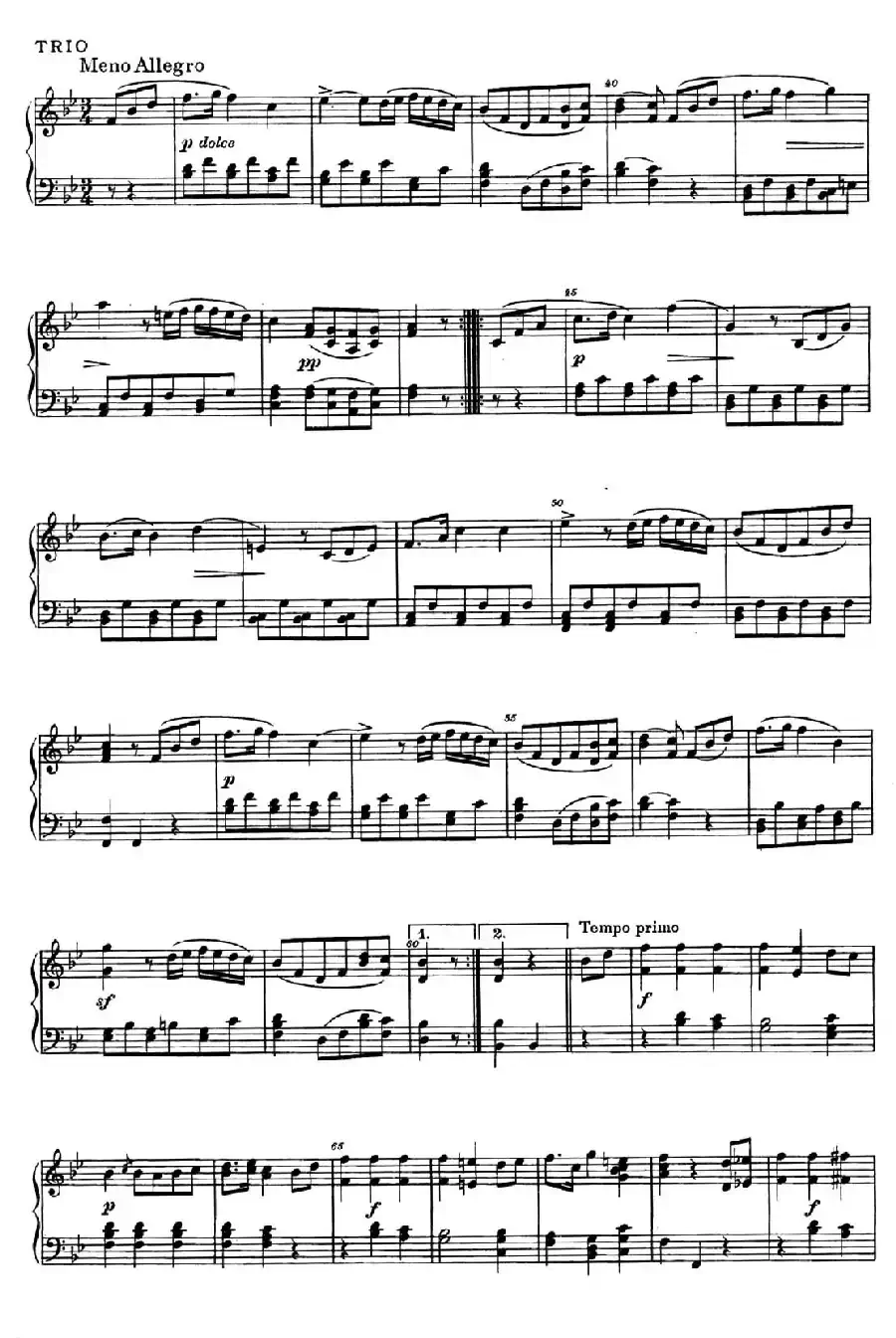 降B大调钢琴奏鸣曲 (Piano Sonata in B-flat Major Op.1)