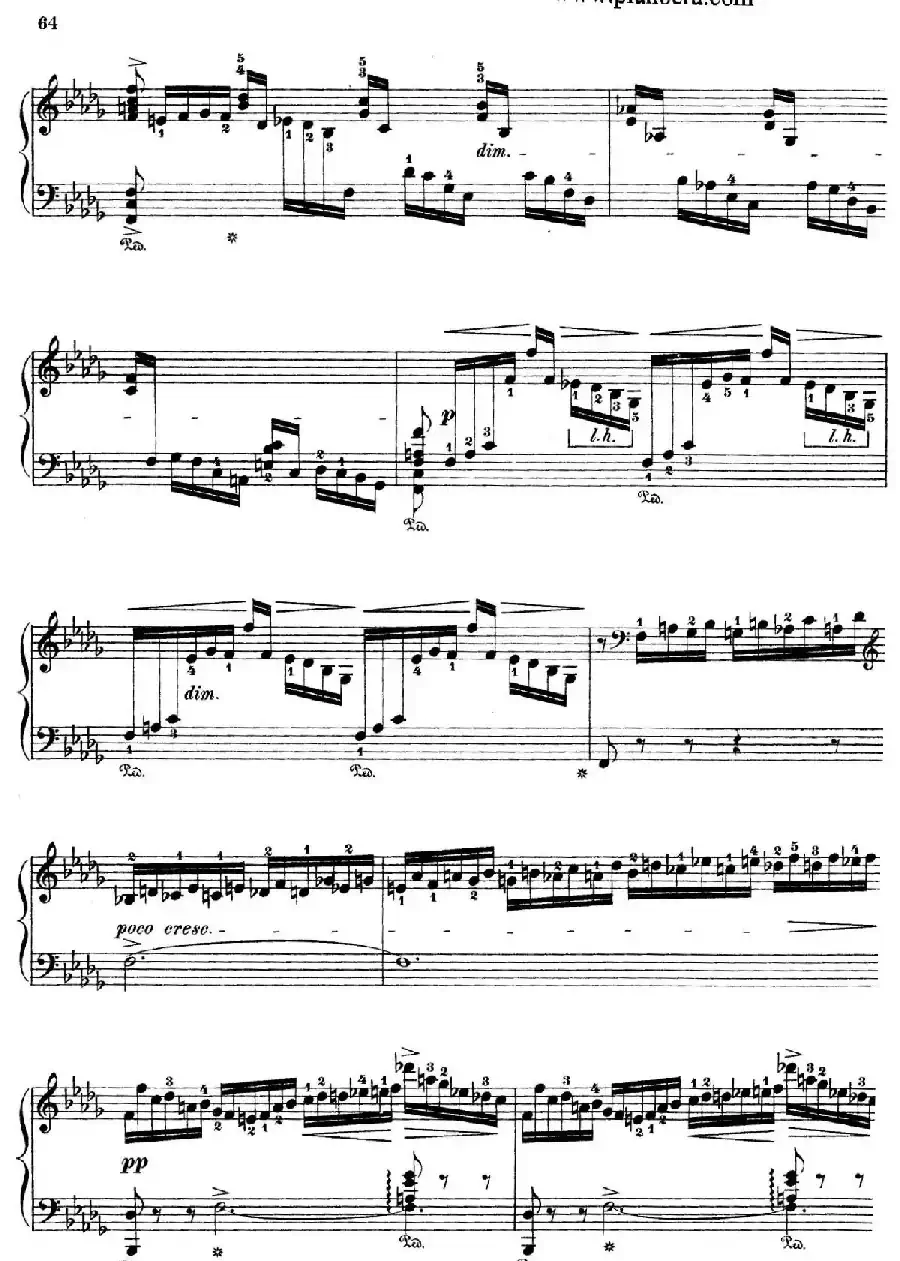 Characteristic Pieces Op.36(8首个性小品·4)