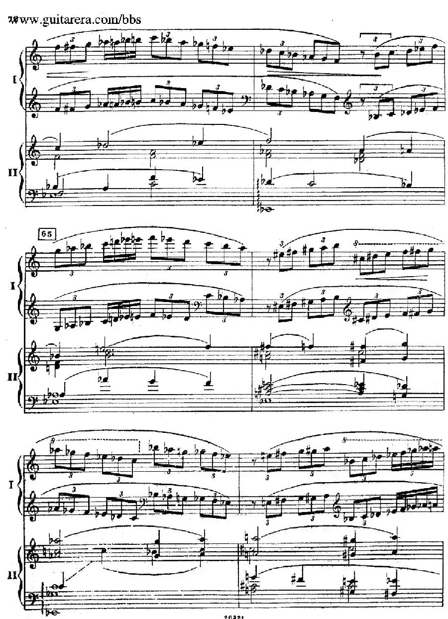 Rhapsody On A Theme Of Paganini Op.43(帕格尼尼主题狂想曲·双钢琴)(P61——87)