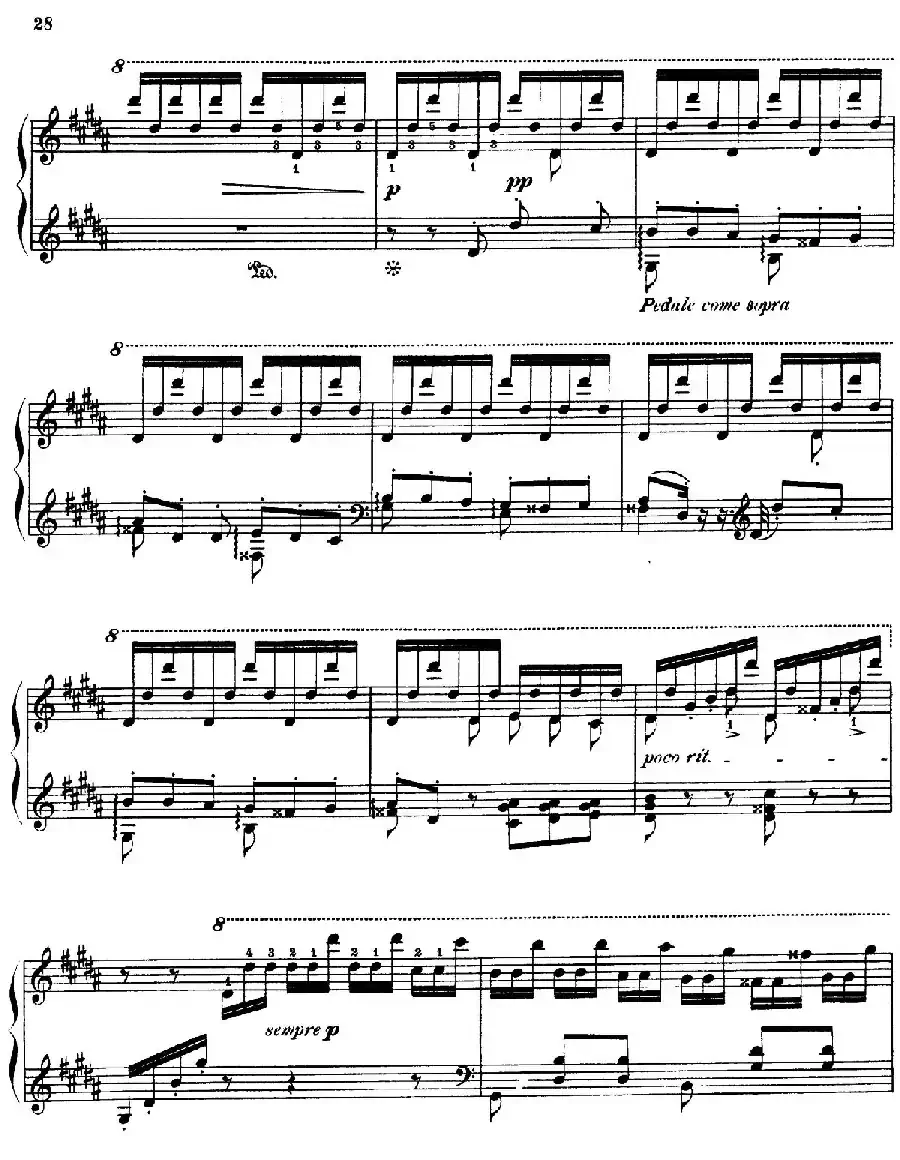 Paganini Etudes No.3 in G# (6首帕格尼尼大练习曲之Ⅲ)