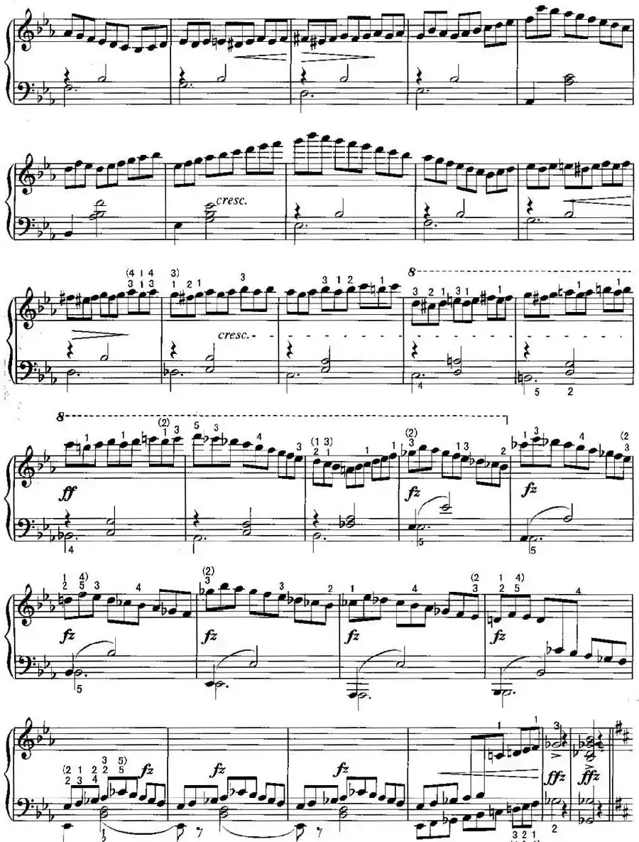 不可不弹的世界钢琴名曲:即兴曲(第2首)