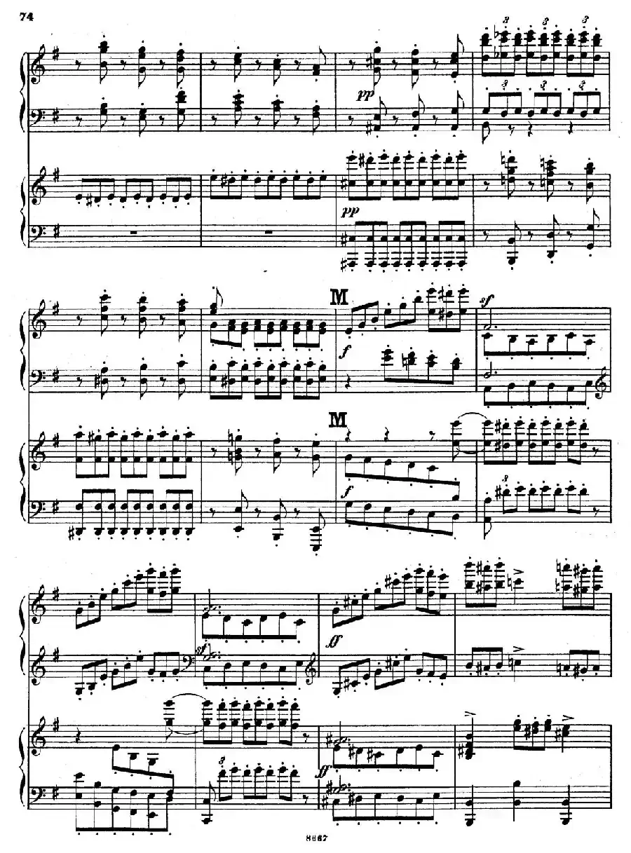 Symphony No.4 in e Minor Op.98(e小调第四交响曲·双钢琴)