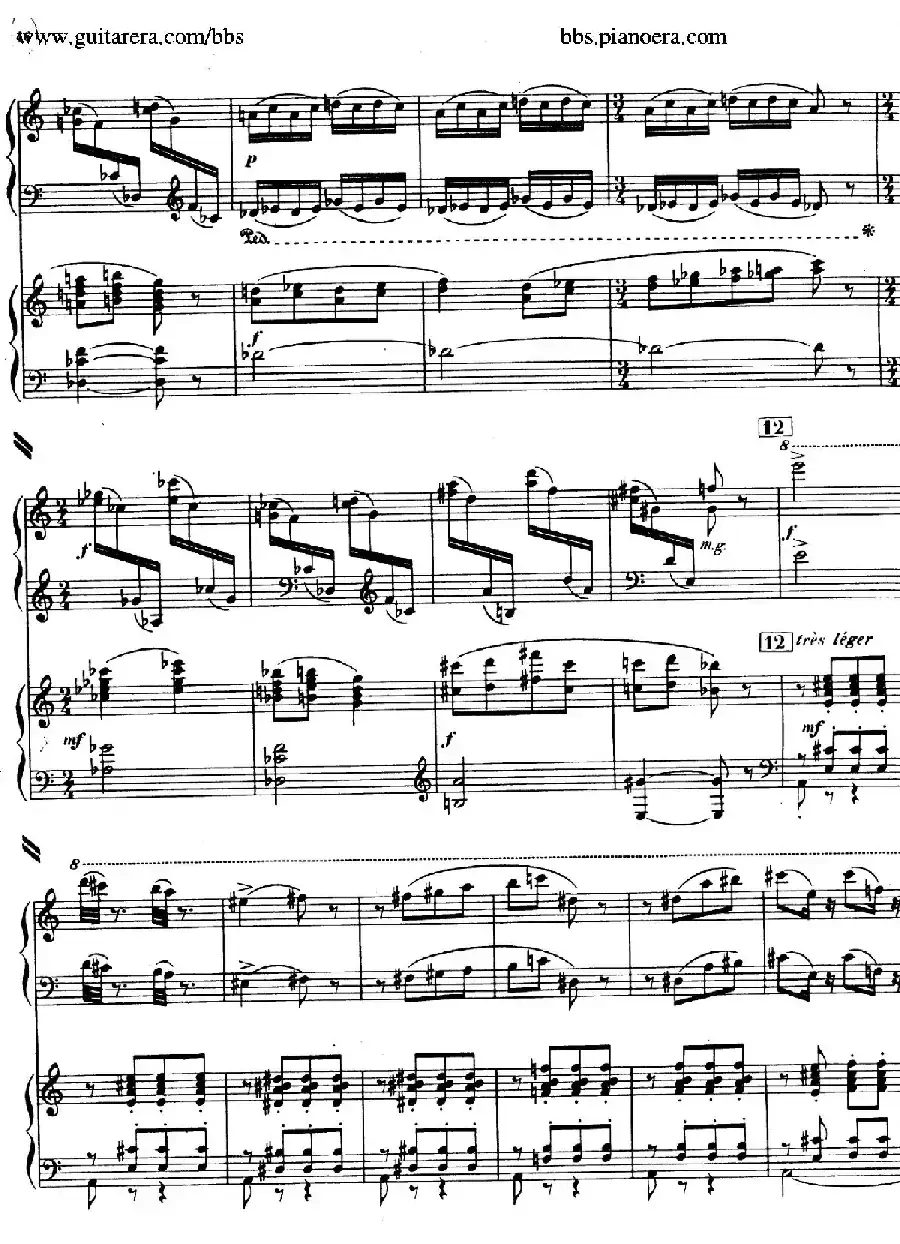 Piano Concerto in c-sharp Minor(升c小调钢琴协奏曲·第三乐章)
