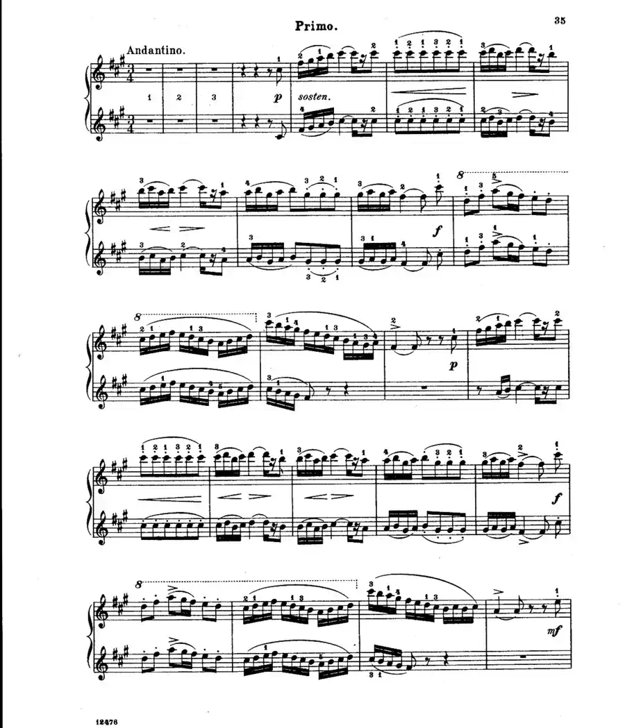 L'Arlesienne Suite No·2(阿莱城姑娘·第二组曲·四手联弹)