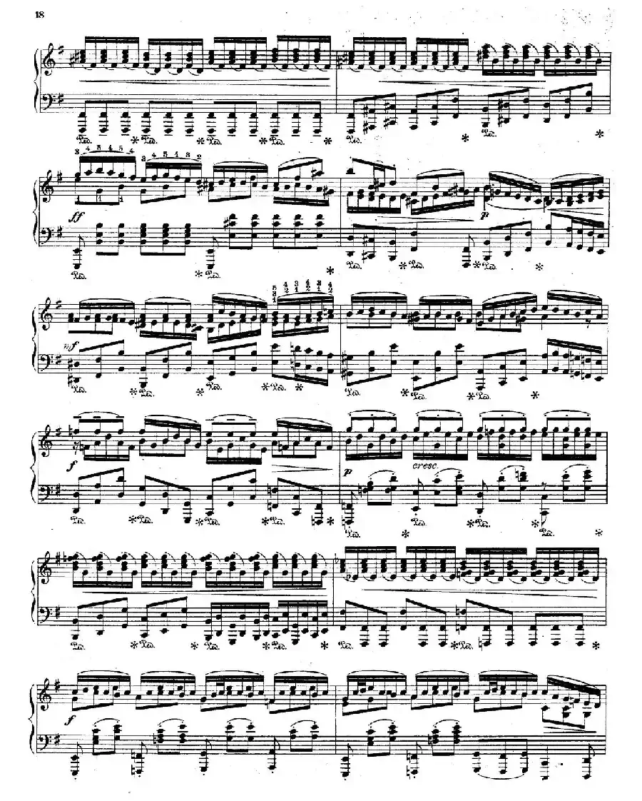 Brandenburg Concerto No.3 in G Major BWV.1048(G大调第三勃兰登堡协奏曲·钢琴独奏版)