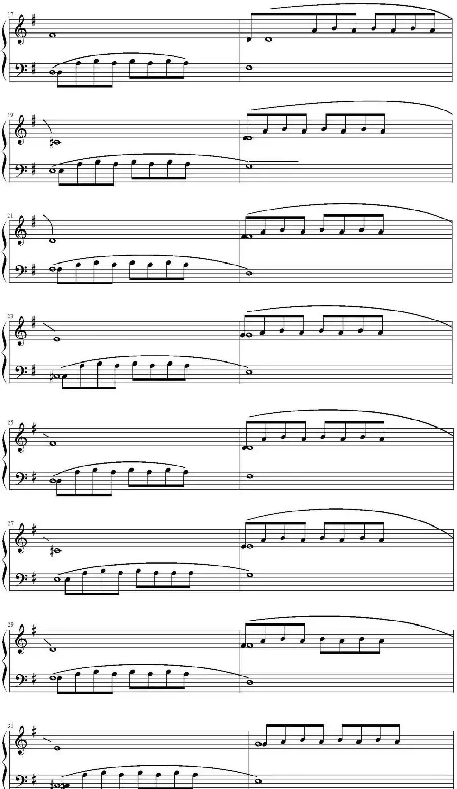 亨利·贝尔蒂尼练习曲Op.100,No.14