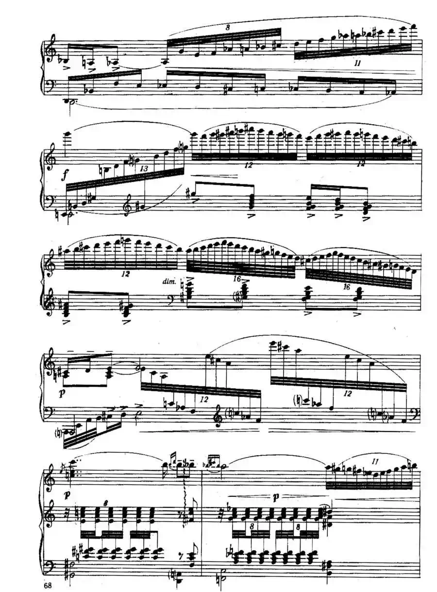 Six Préludes Exotiques Op·17(6首特色前奏曲·5)