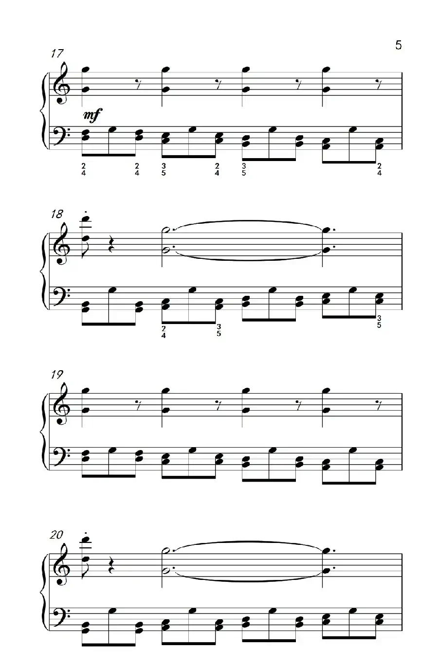 莫什科夫斯基 钢琴练习曲(第八首)