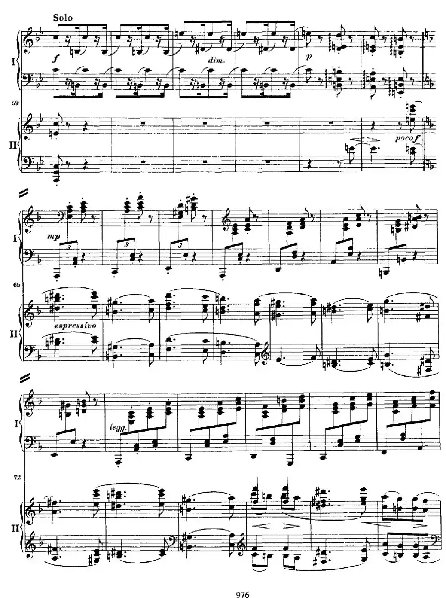 降B大调第二钢琴协奏曲(P71——80)