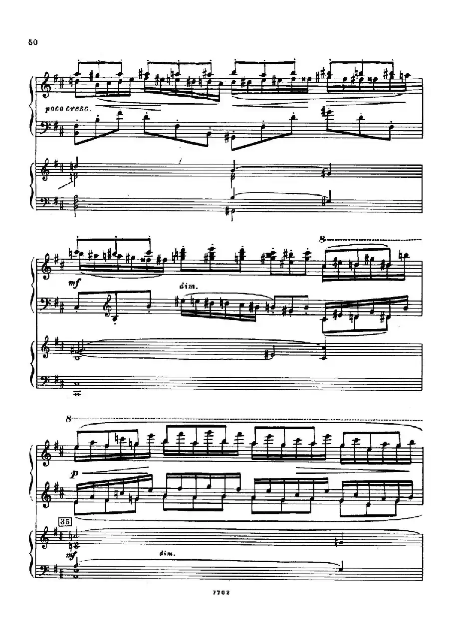升f小调第一钢琴协奏曲 Op.1(双钢琴版)
