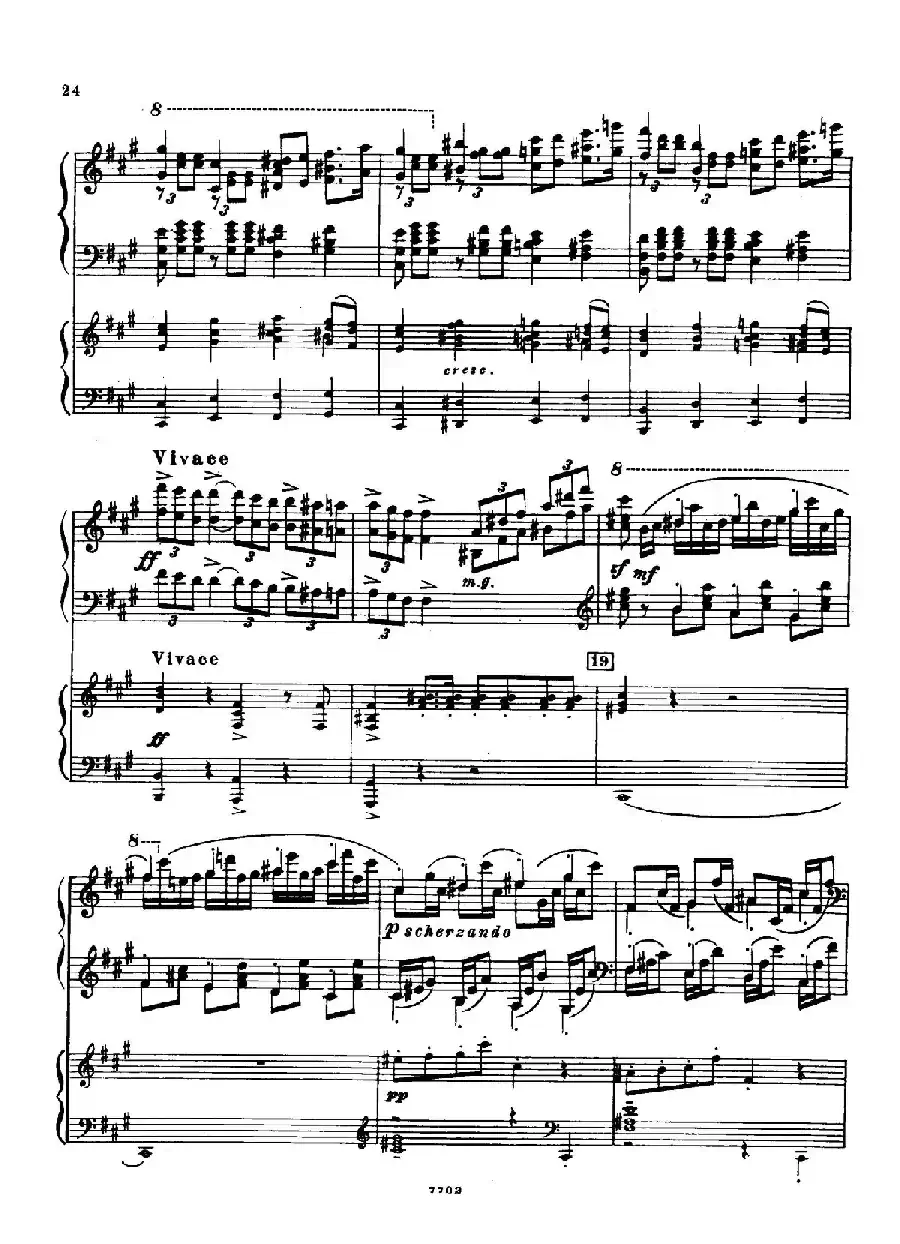 升f小调第一钢琴协奏曲 Op.1(双钢琴版)