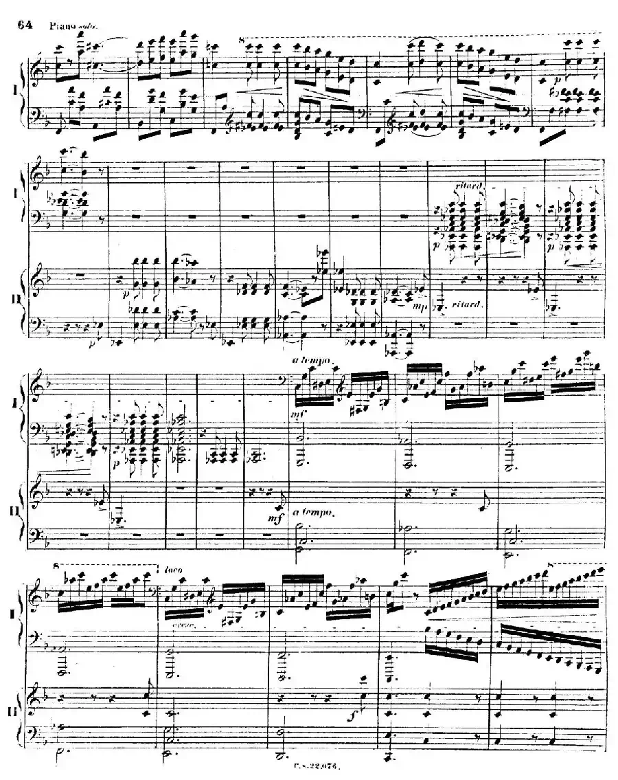 Piano Concerto No.2 in F Major Op.35(F大调第二钢琴协奏曲·Ⅱ·双钢琴)