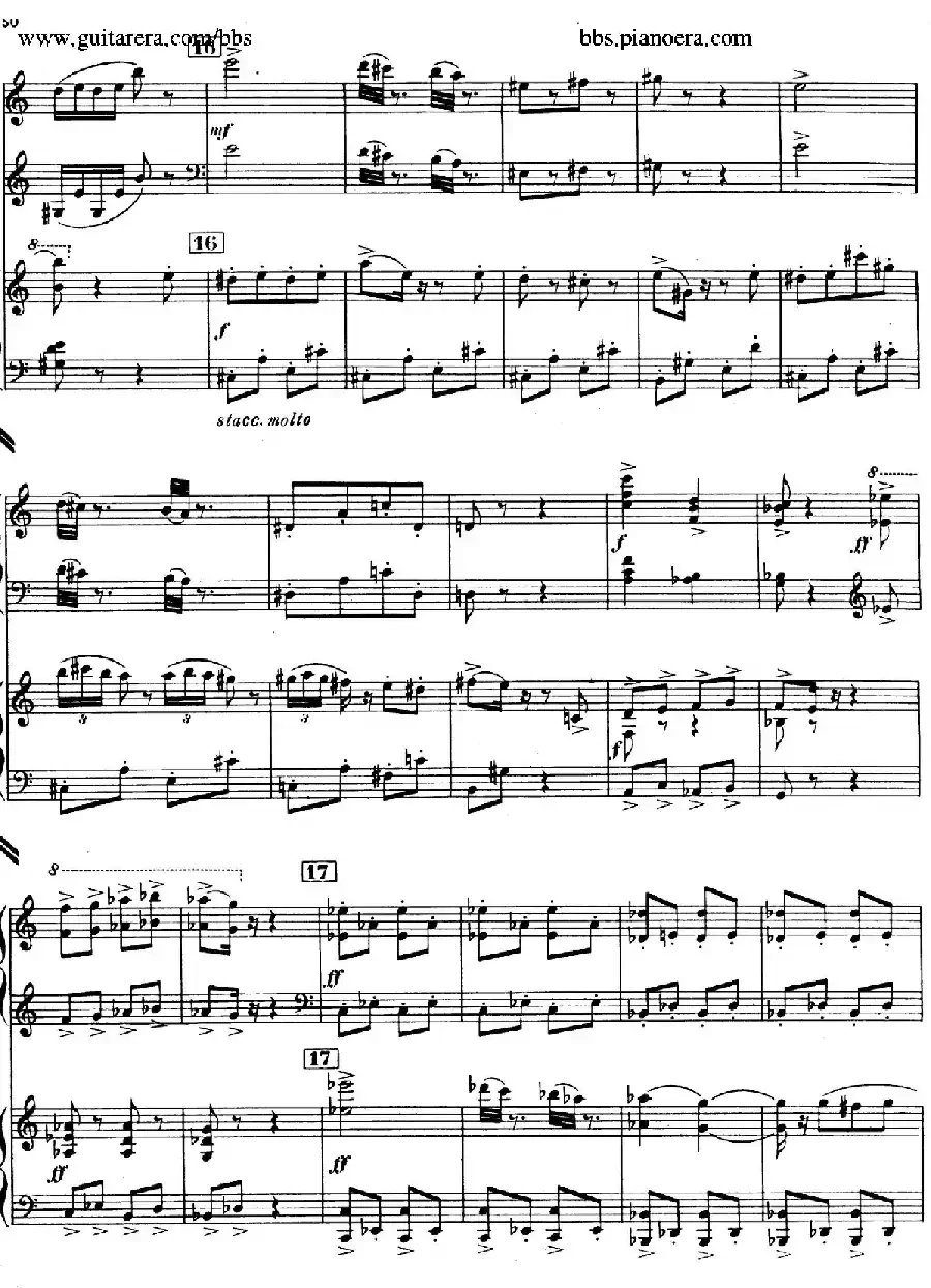 Piano Concerto in c-sharp Minor(升c小调钢琴协奏曲·第三乐章)