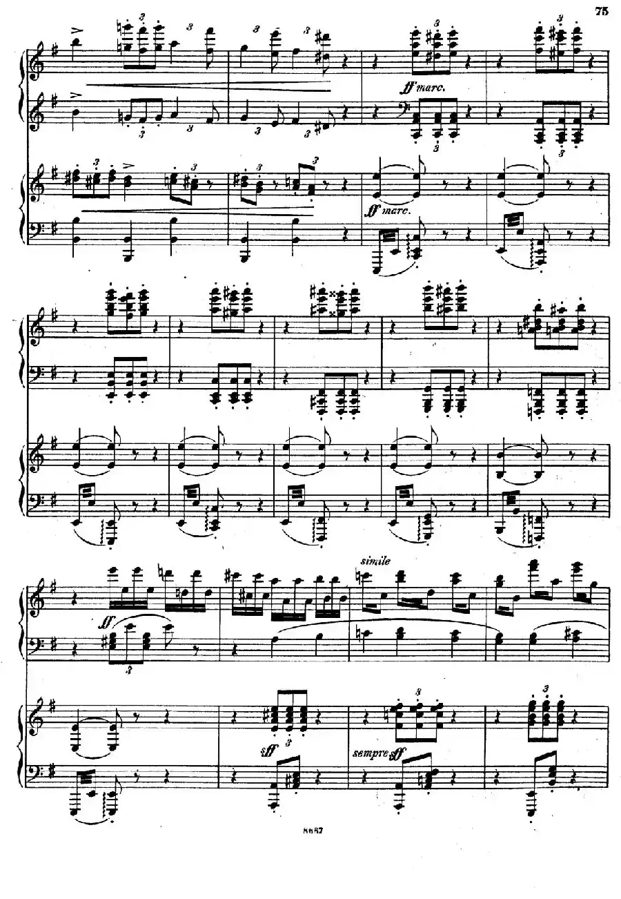 Symphony No.4 in e Minor Op.98(e小调第四交响曲·双钢琴)