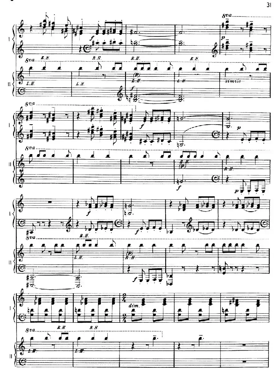 The Planets Op.32(双钢琴)(行星·第三乐章 水星—飞行使者)