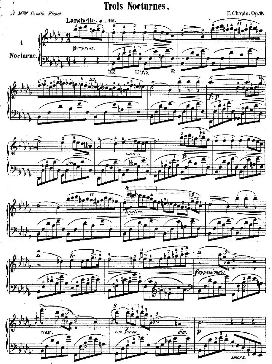 3 Nocturnes Op.9(3首夜曲·1)