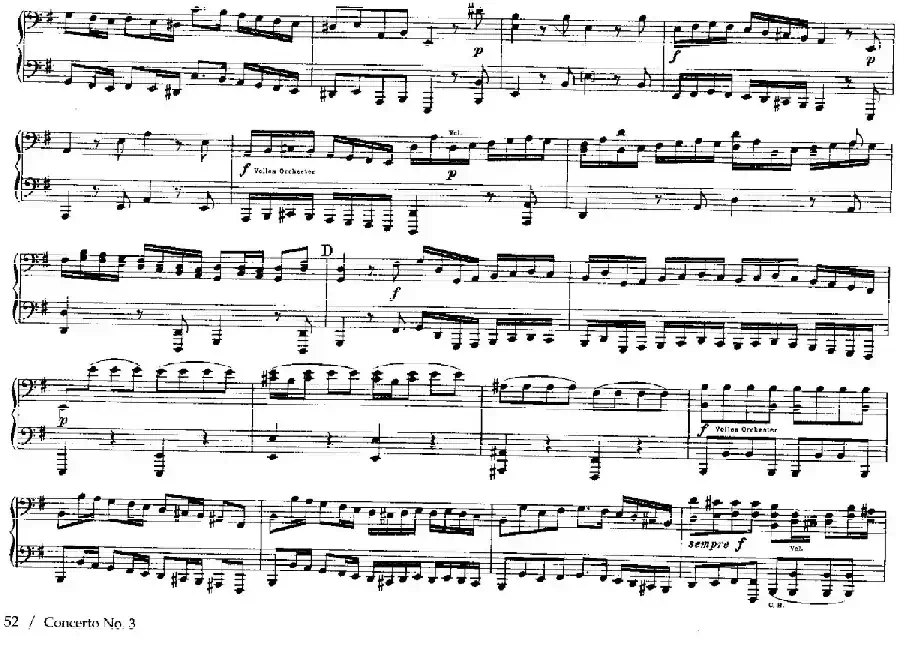 Brandenburg Concerto No.3 in G Major BWV.1048(G大调第三勃兰登堡协奏曲·四手联弹版)