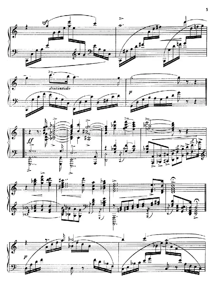 24 Characteristic Pieces Op.36(24首性格小品·1)