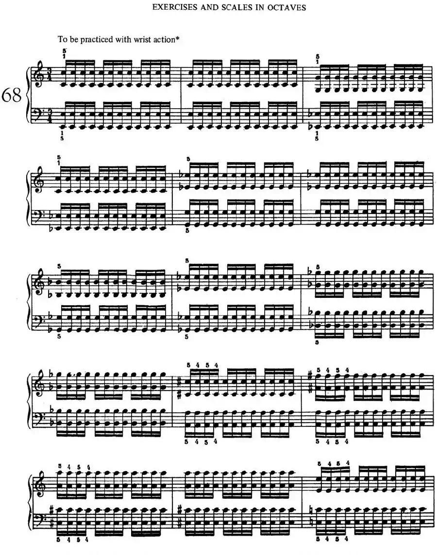 Technical Exercises S.146(李斯特钢琴技巧练习 BOOK Ⅶ)