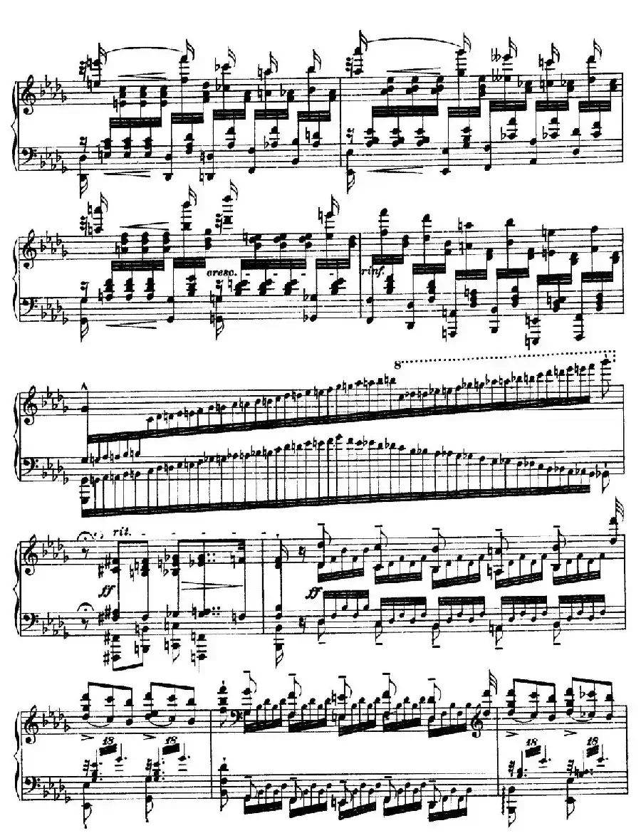 12 Etudes d'execution Transcendante S.139(12首超技练习曲·12)