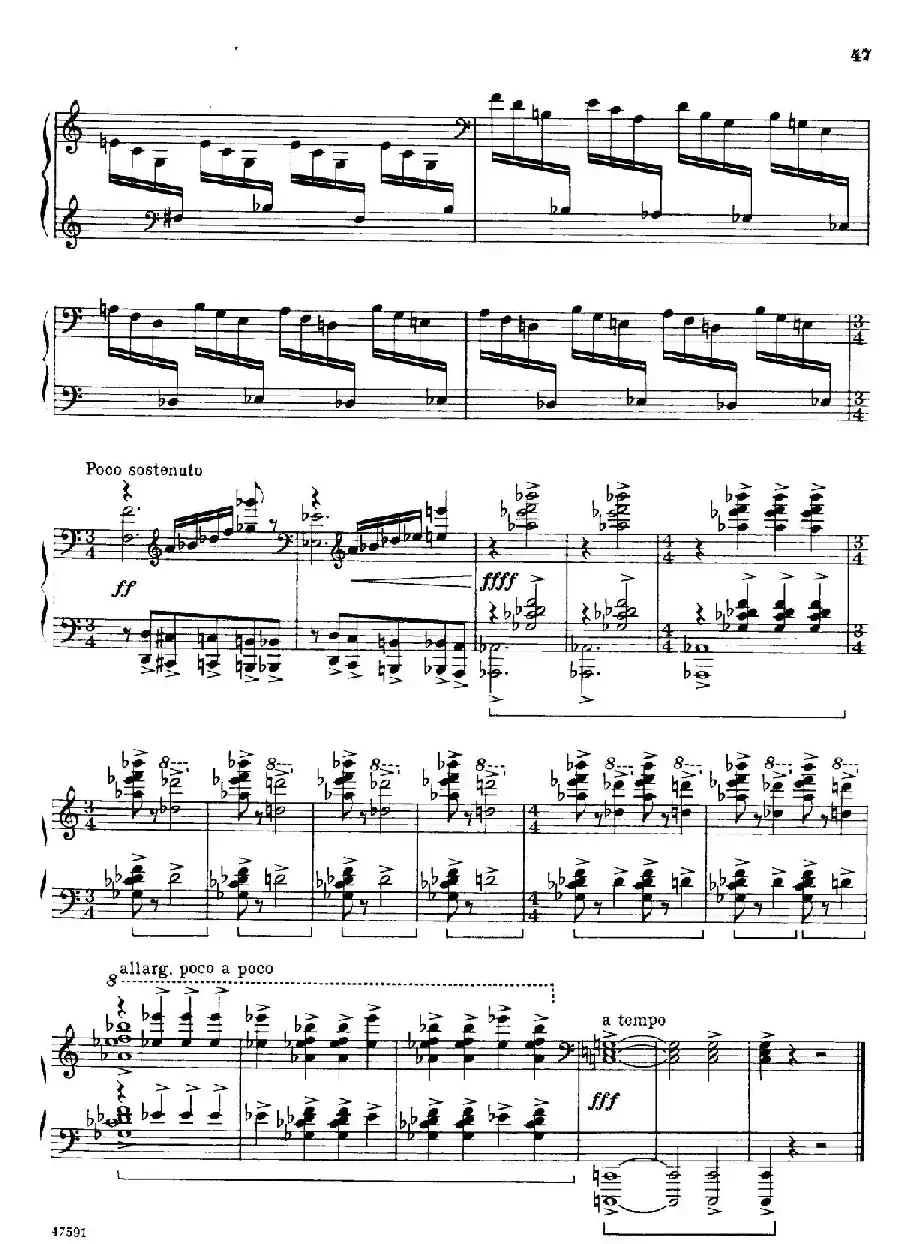 Piano Sonata in E-flat Major Op.95(降E大调钢琴奏鸣曲·Ⅲ)